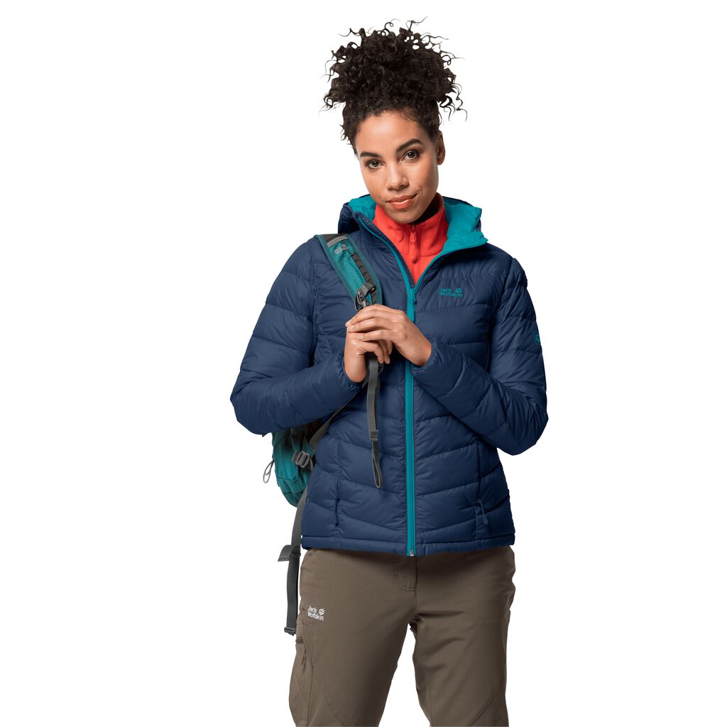 Jack Wolfskin HELIUM Vestes Femme Indigo Foncé - FYWTXAU-50